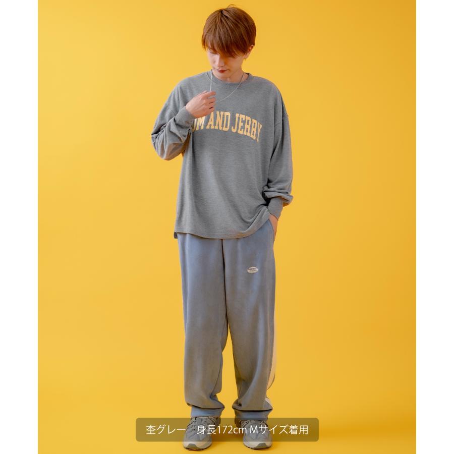 長袖Tシャツ メンズ TOM&JERRY トムとジェリー プリント カットソー ロンT カートゥーン 大きめ アメカジ カジュアル スケーター ストリート 古着MIX | improves | 11