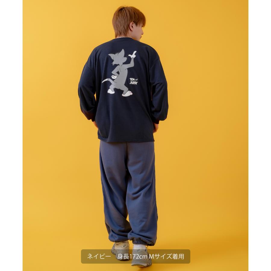 長袖Tシャツ メンズ TOM&JERRY トムとジェリー プリント カットソー ロンT カートゥーン 大きめ アメカジ カジュアル スケーター ストリート 古着MIX | improves | 16