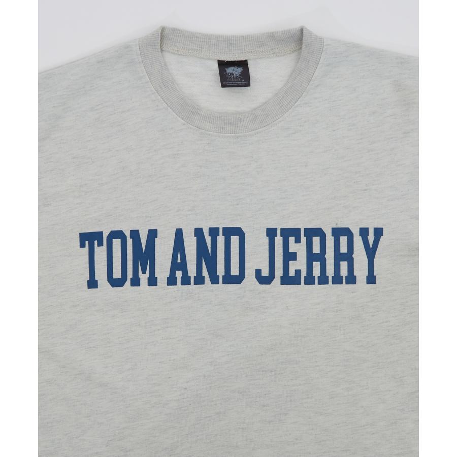 長袖Tシャツ メンズ TOM&JERRY トムとジェリー プリント カットソー ロンT カートゥーン 大きめ アメカジ カジュアル スケーター ストリート 古着MIX | improves | 22