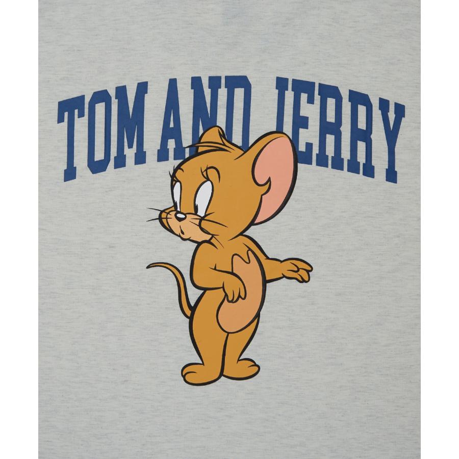 長袖Tシャツ メンズ TOM&JERRY トムとジェリー プリント カットソー ロンT カートゥーン 大きめ アメカジ カジュアル スケーター ストリート 古着MIX | improves | 23