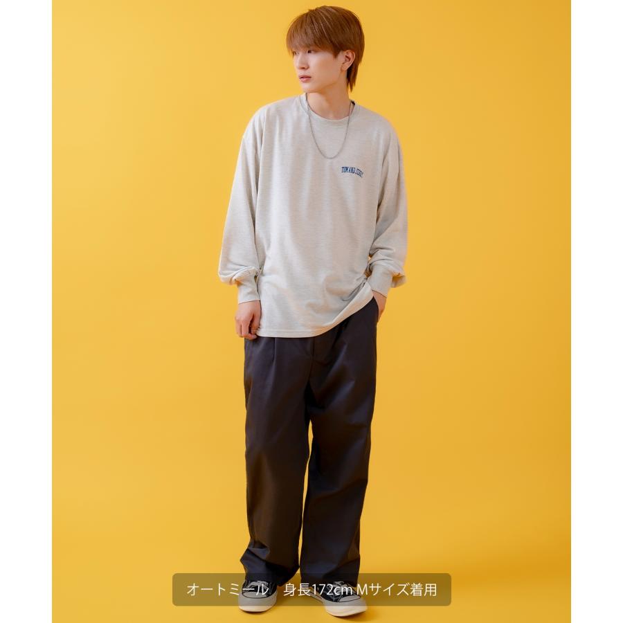 長袖Tシャツ メンズ TOM&JERRY トムとジェリー プリント カットソー ロンT カートゥーン 大きめ アメカジ カジュアル スケーター ストリート 古着MIX | improves | 07