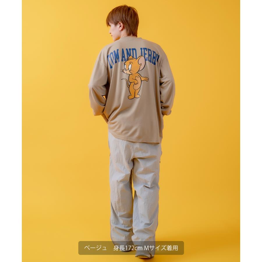 長袖Tシャツ メンズ TOM&JERRY トムとジェリー プリント カットソー ロンT カートゥーン 大きめ アメカジ カジュアル スケーター ストリート 古着MIX | improves | 12