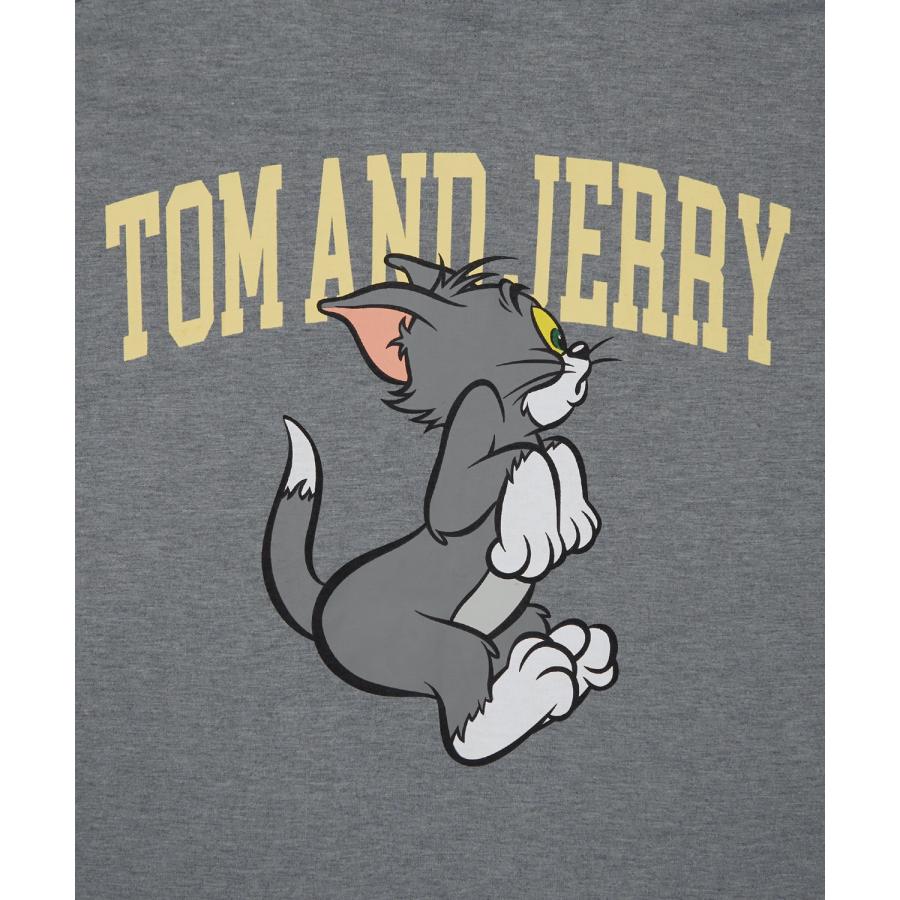 長袖Tシャツ メンズ TOM&JERRY トムとジェリー プリント カットソー ロンT カートゥーン 大きめ アメカジ カジュアル スケーター ストリート 古着MIX | improves | 23