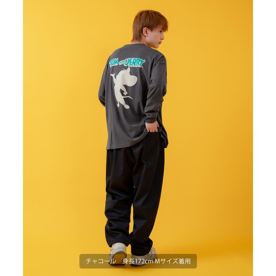 長袖Tシャツ メンズ TOM&JERRY トムとジェリー プリント カットソー ロンT カートゥーン 大きめ アメカジ カジュアル スケーター ストリート 古着MIX | improves | 07