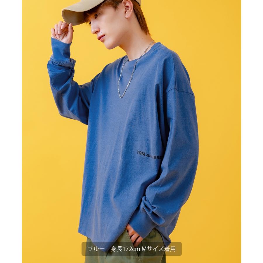 長袖Tシャツ メンズ TOM&JERRY トムとジェリー プリント カットソー ロンT カートゥーン 大きめ アメカジ カジュアル スケーター ストリート 古着MIX | improves | 13