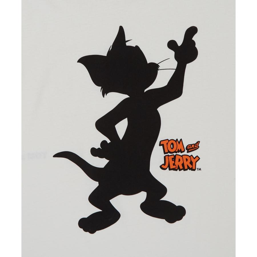 長袖Tシャツ メンズ TOM&JERRY トムとジェリー プリント カットソー ロンT カートゥーン 大きめ アメカジ カジュアル スケーター ストリート 古着MIX | improves | 19