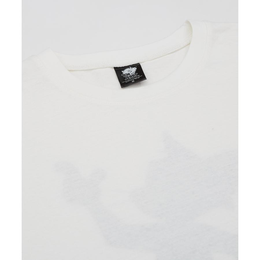 長袖Tシャツ メンズ TOM&JERRY トムとジェリー プリント カットソー ロンT カートゥーン 大きめ アメカジ カジュアル スケーター ストリート 古着MIX | improves | 20