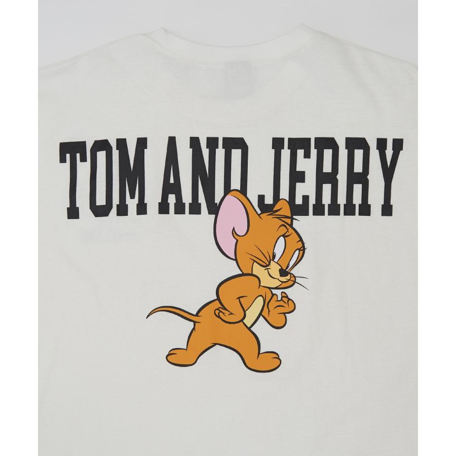 長袖Tシャツ メンズ TOM&JERRY トムとジェリー プリント カットソー ロンT カートゥーン 大きめ アメカジ カジュアル スケーター ストリート 古着MIX | improves | 19