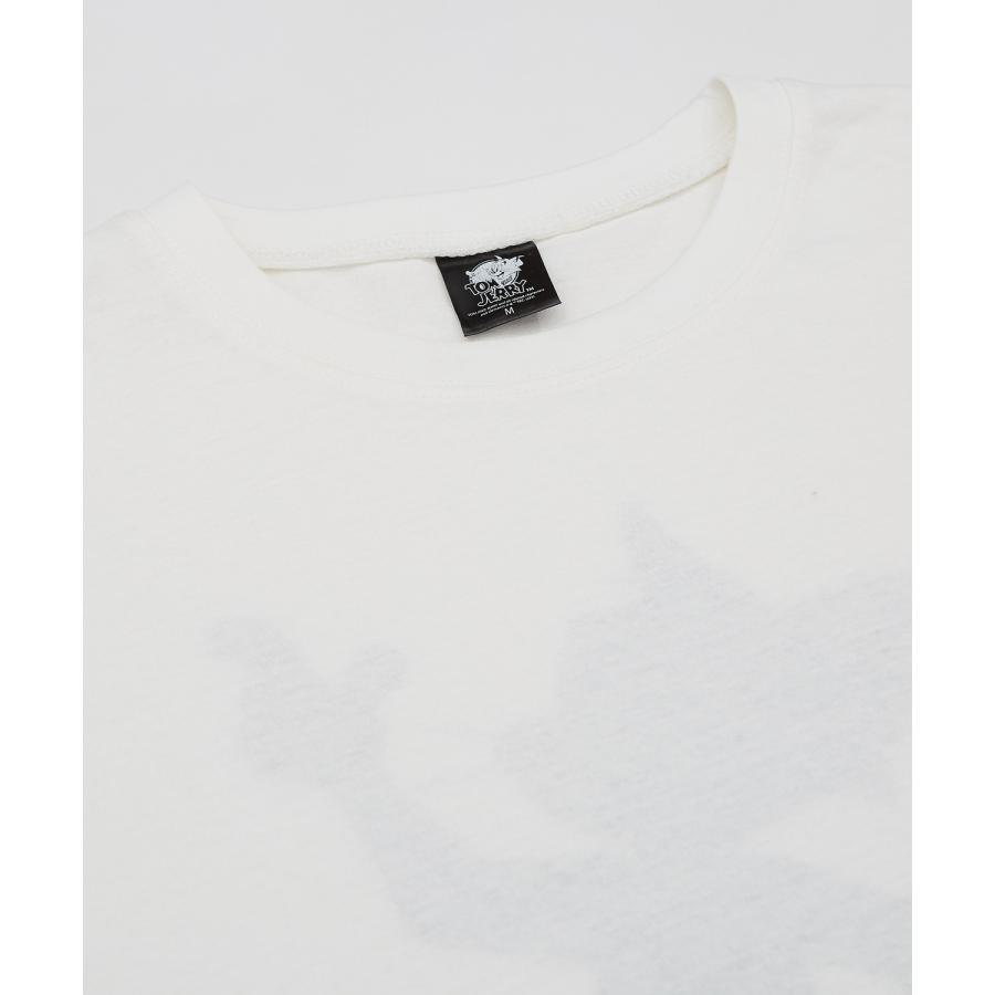 長袖Tシャツ メンズ TOM&JERRY トムとジェリー プリント カットソー ロンT カートゥーン 大きめ アメカジ カジュアル スケーター ストリート 古着MIX | improves | 20