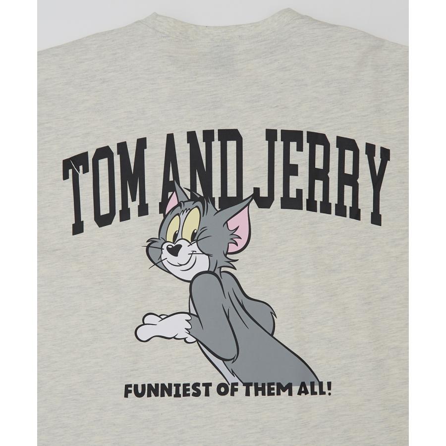 長袖Tシャツ メンズ TOM&JERRY トムとジェリー プリント カットソー ロンT カートゥーン 大きめ アメカジ カジュアル スケーター ストリート 古着MIX | improves | 19
