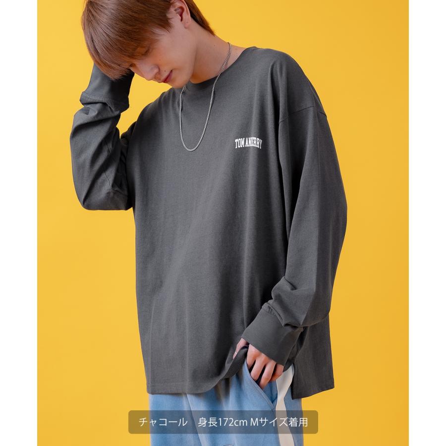 長袖Tシャツ メンズ TOM&JERRY トムとジェリー プリント カットソー ロンT カートゥーン 大きめ アメカジ カジュアル スケーター ストリート 古着MIX | improves | 08