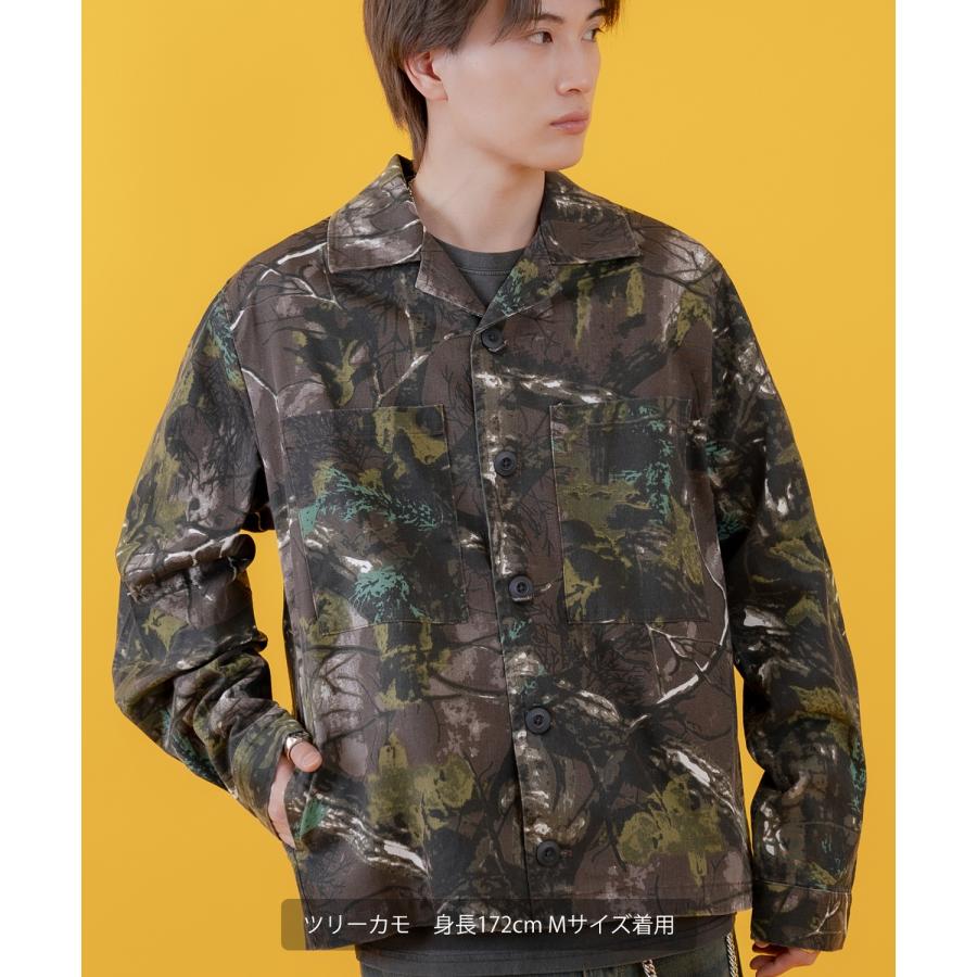 ミリタリージャケット メンズ レディース 切り替え カモフラジャケット カジュアル アメカジ ストリート スケーター ストリート古着MIX 韓国ファッション | improves | 08