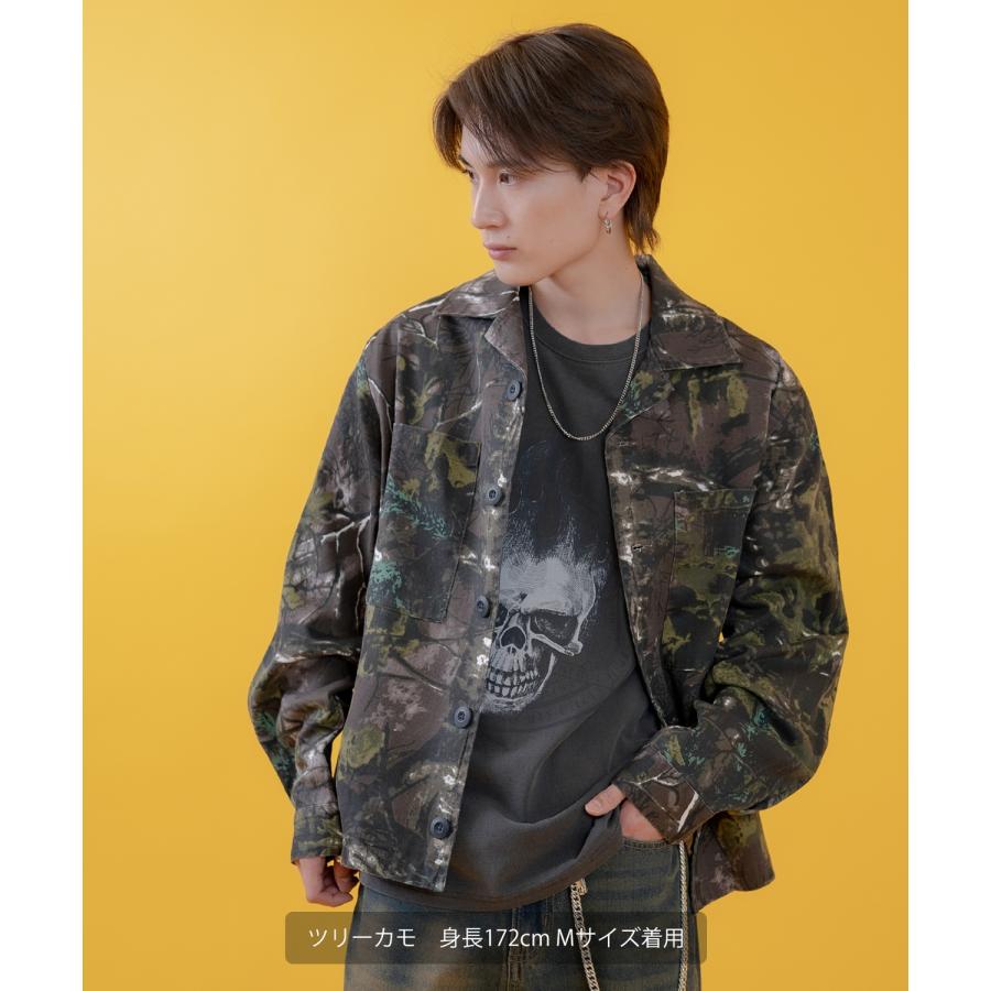 ミリタリージャケット メンズ レディース 切り替え カモフラジャケット カジュアル アメカジ ストリート スケーター ストリート古着MIX 韓国ファッション | improves | 09