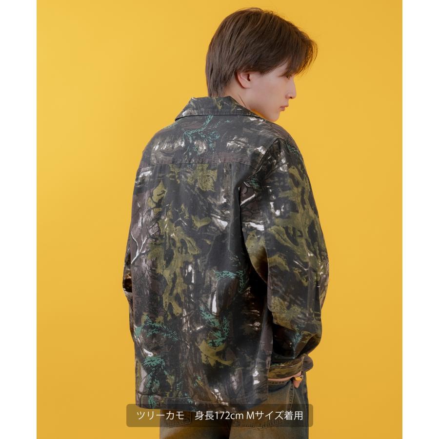 ミリタリージャケット メンズ レディース 切り替え カモフラジャケット カジュアル アメカジ ストリート スケーター ストリート古着MIX 韓国ファッション | improves | 11