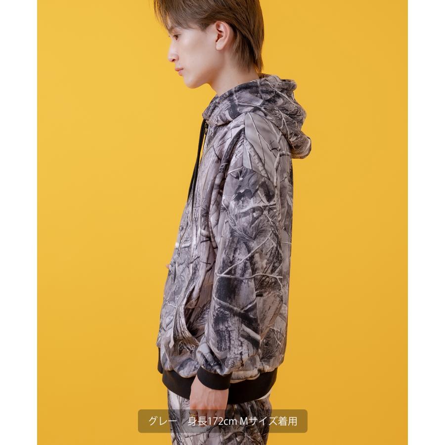 パーカー メンズ レディース ツリーカモ 裏毛  ジップ パーカー Tシャツ カジュアル アメカジ ストリート スケーター ストリート古着MIX 韓国 | improves | 04