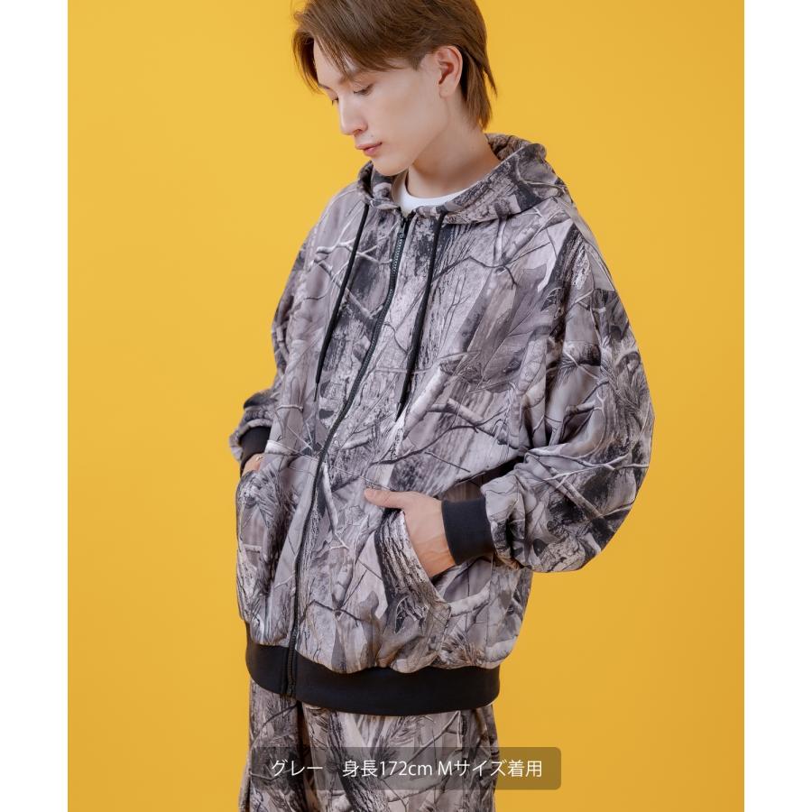 パーカー メンズ レディース ツリーカモ 裏毛  ジップ パーカー Tシャツ カジュアル アメカジ ストリート スケーター ストリート古着MIX 韓国 | improves | 06