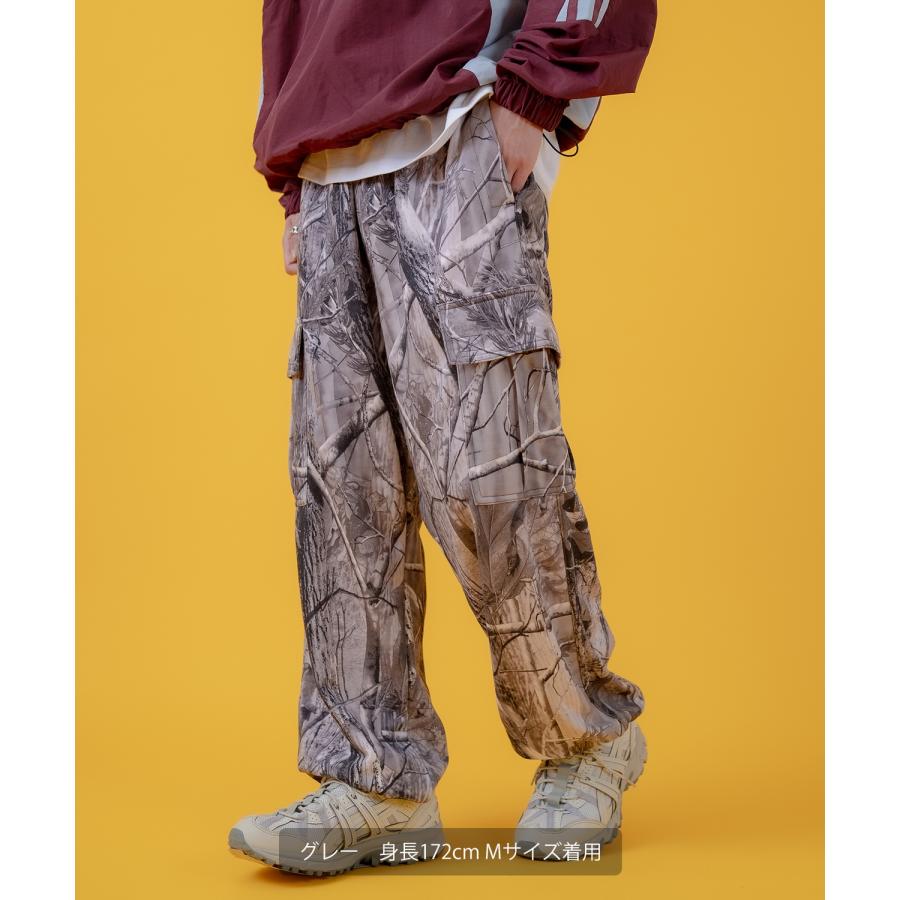 カーゴパンツ メンズ レディース ツリーカモ 裏毛  ミリタリー カジュアル アメカジ ストリート スケーター ストリート古着MIX 韓国 | improves | 12