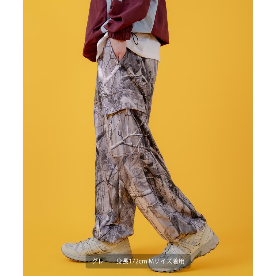 カーゴパンツ メンズ レディース ツリーカモ 裏毛  ミリタリー カジュアル アメカジ ストリート スケーター ストリート古着MIX 韓国 | improves | 13