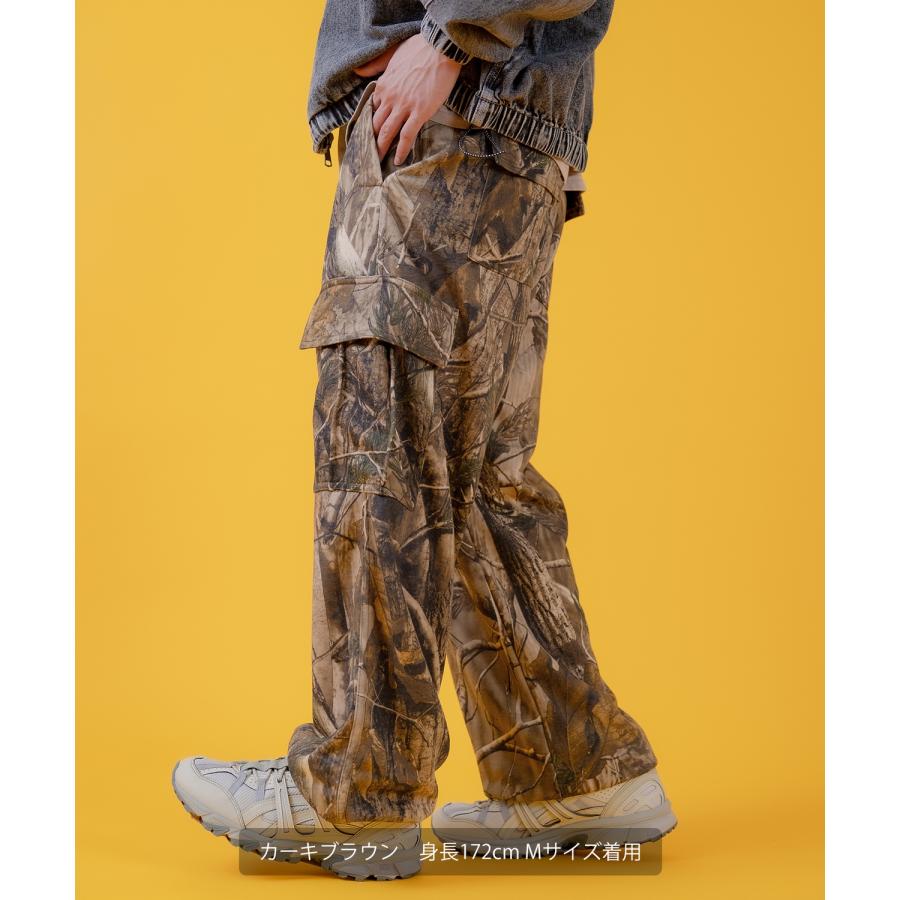 カーゴパンツ メンズ レディース ツリーカモ 裏毛  ミリタリー カジュアル アメカジ ストリート スケーター ストリート古着MIX 韓国 | improves | 04