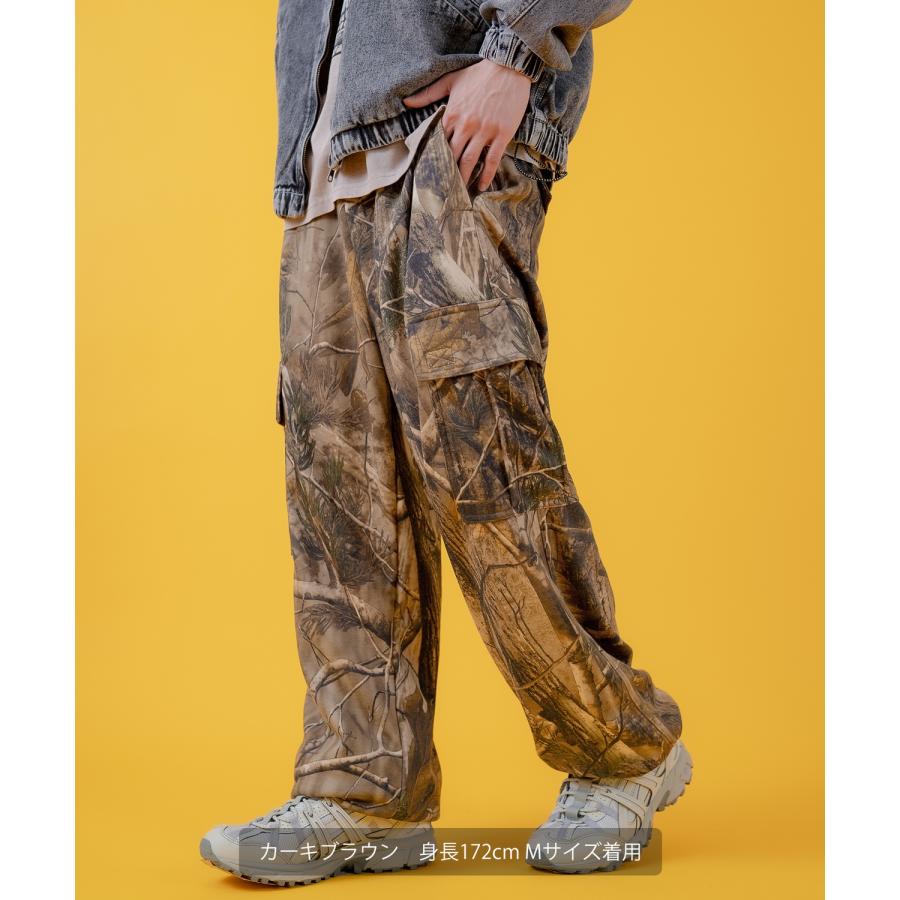 カーゴパンツ メンズ レディース ツリーカモ 裏毛  ミリタリー カジュアル アメカジ ストリート スケーター ストリート古着MIX 韓国 | improves | 06
