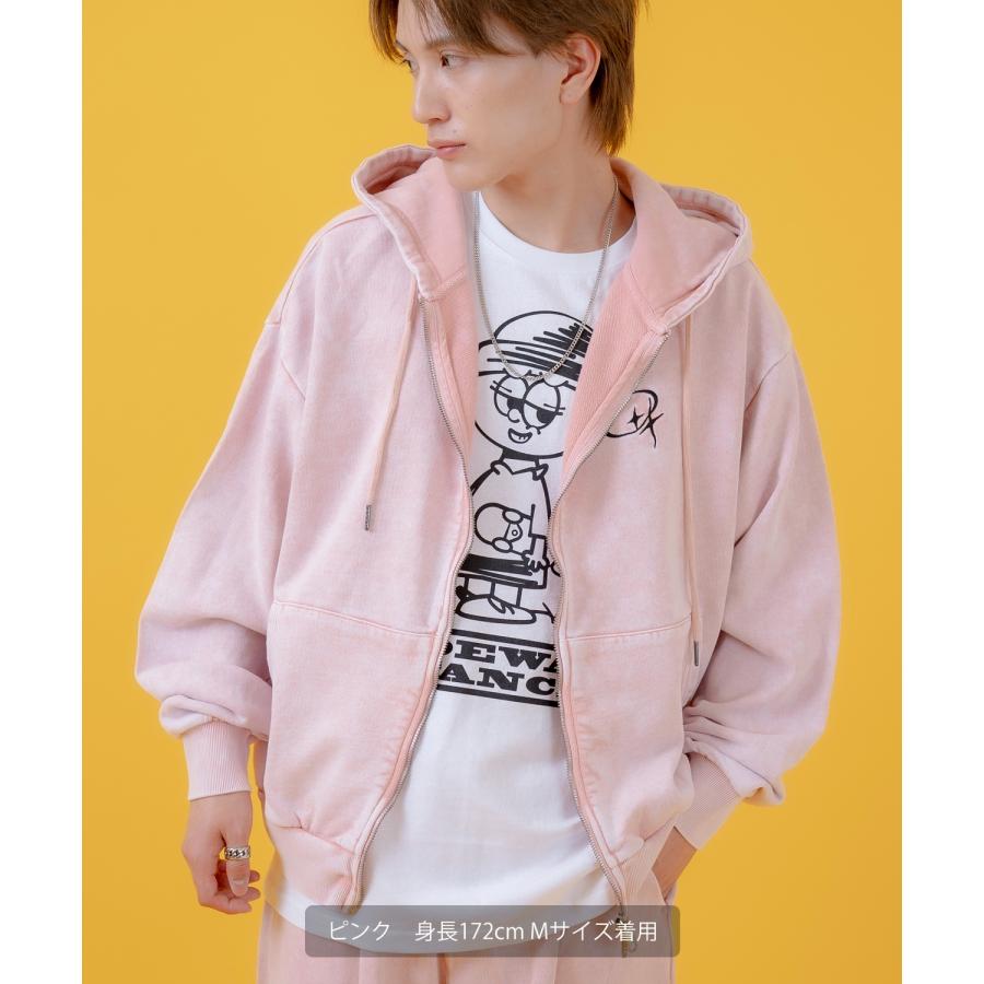 パーカー メンズ レディース グランジ加工 裏毛 ジップパーカー スウェット セットアップ アメカジ カジュアル スケーター ストリート 古着MIX 韓国 | improves | 10