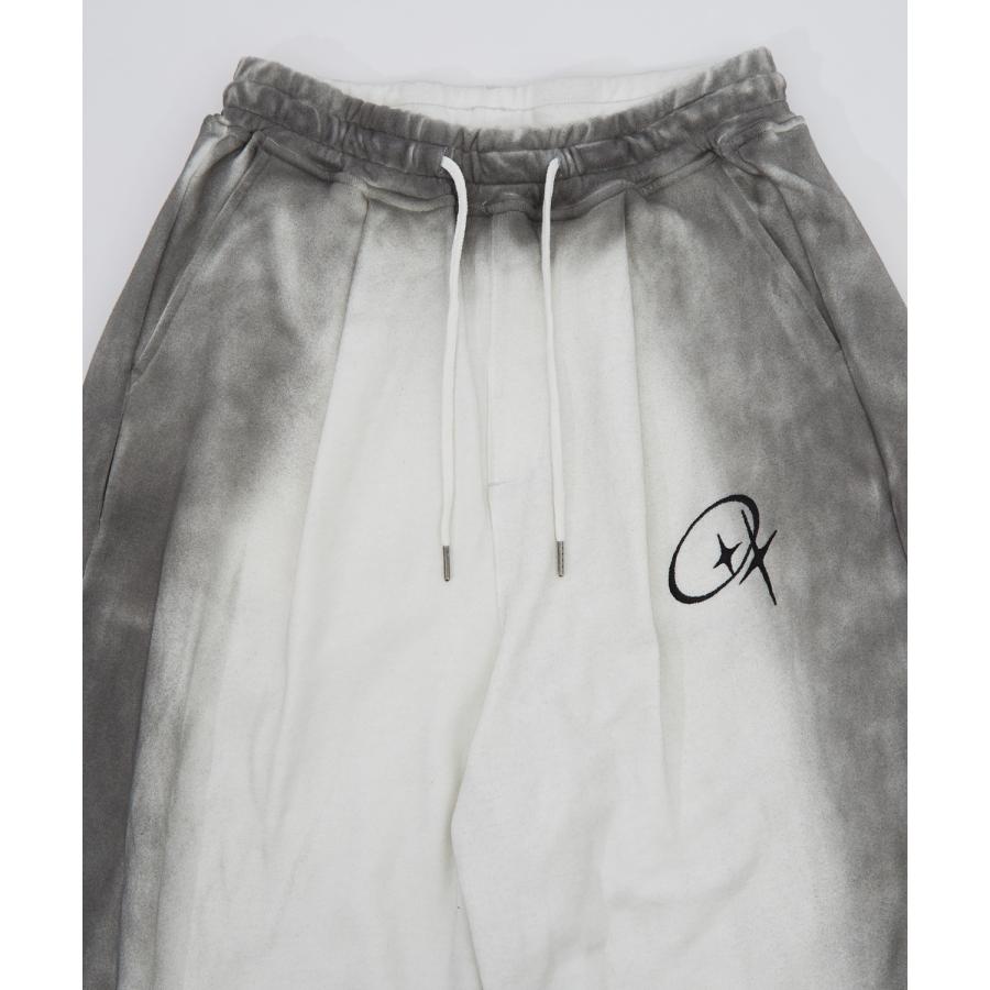 スウェットパンツ メンズ レディース グランジ加工 裏毛 タックパンツ ワイドパンツ アメカジ カジュアル スケーター ストリート 古着MIX 韓国 | improves | 20