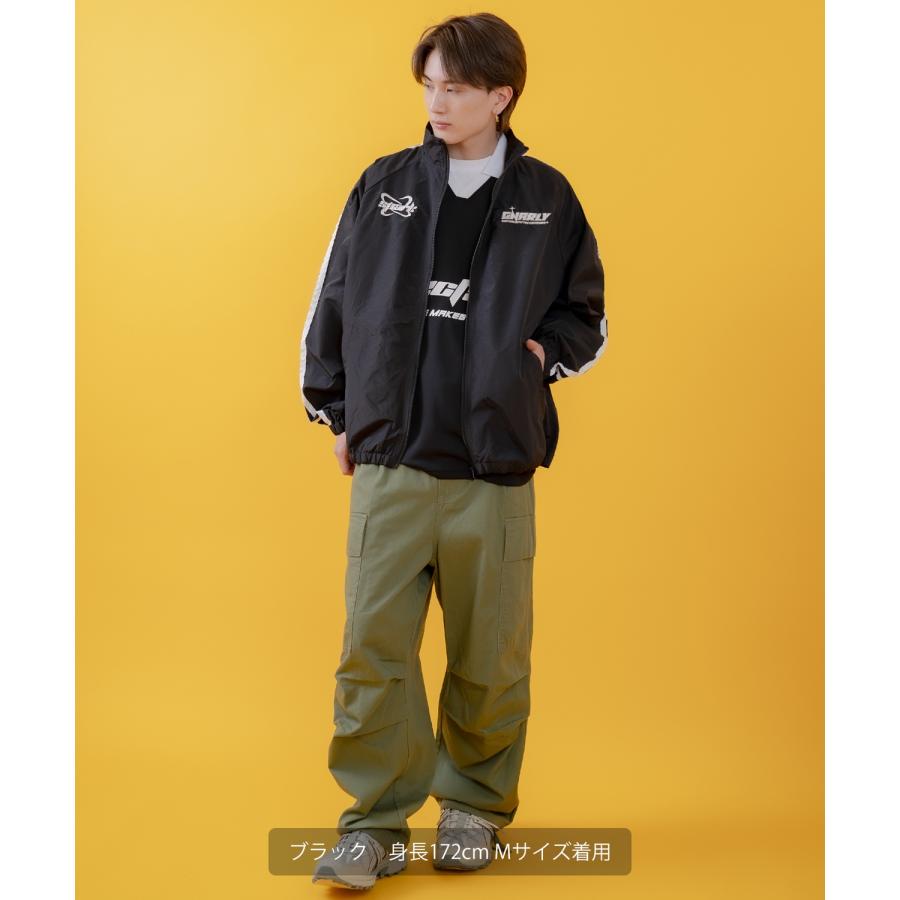 ナイロンブルゾン メンズ 切り替え フルジップブルゾン カジュアル アメカジ ストリート スケーター ストリート古着MIX 韓国 | improves | 17