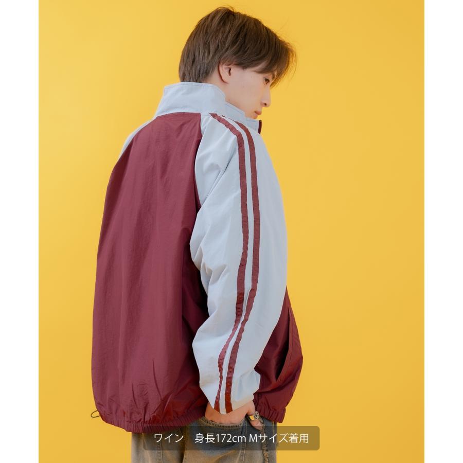 ナイロンブルゾン メンズ 切り替え フルジップブルゾン カジュアル アメカジ ストリート スケーター ストリート古着MIX 韓国 | improves | 06