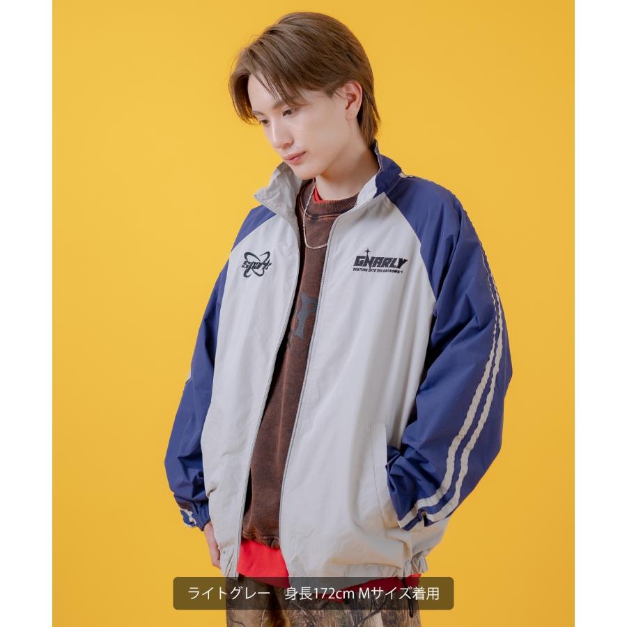 ナイロンブルゾン メンズ 切り替え フルジップブルゾン カジュアル アメカジ ストリート スケーター ストリート古着MIX 韓国 | improves | 09