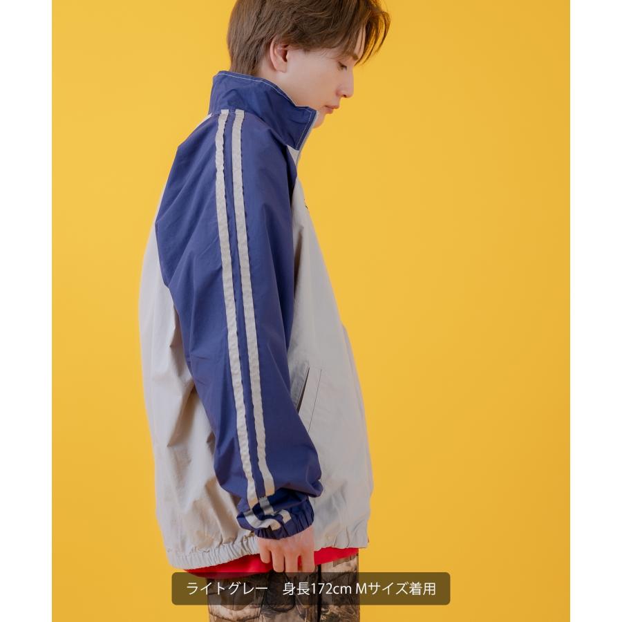 ナイロンブルゾン メンズ 切り替え フルジップブルゾン カジュアル アメカジ ストリート スケーター ストリート古着MIX 韓国 | improves | 10