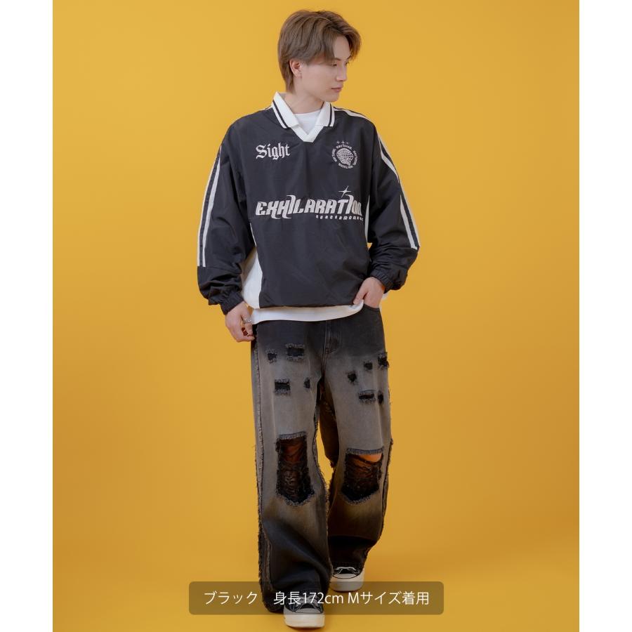 Tシャツ メンズ レディース サッカー ゲームシャツ ナイロン ピステ ポロシャツ カジュアル アメカジ ストリート スケーター ストリート古着MIX 韓国 | improves | 18