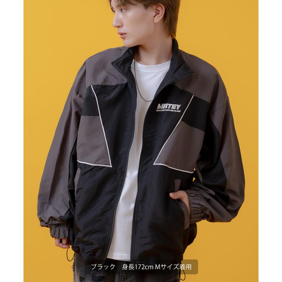 ナイロンブルゾン メンズ 切り替え フルジップブルゾン カジュアル アメカジ ストリート スケーター ストリート古着MIX 韓国 | improves | 15