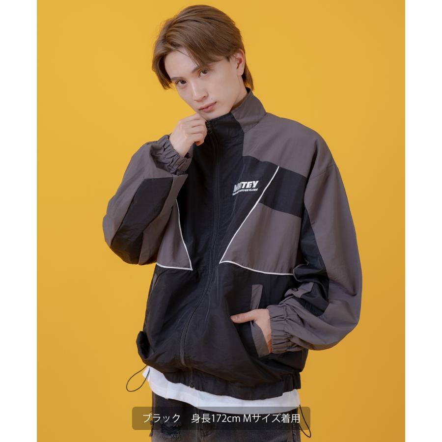 ナイロンブルゾン メンズ 切り替え フルジップブルゾン カジュアル アメカジ ストリート スケーター ストリート古着MIX 韓国 | improves | 18