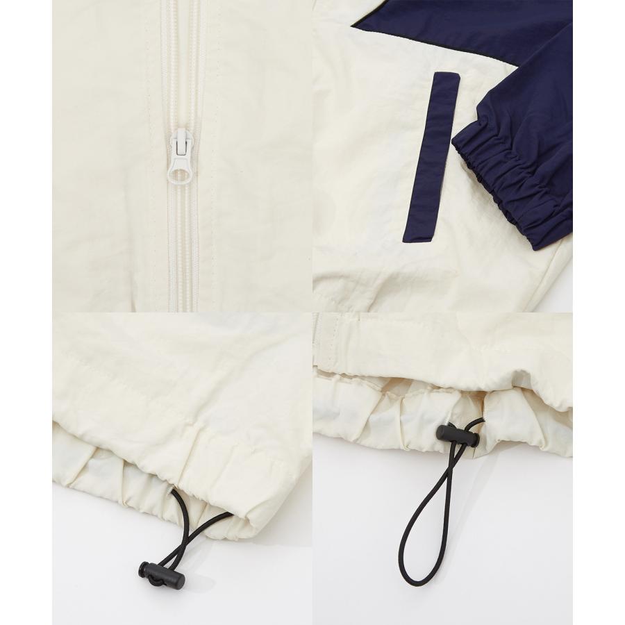 ナイロンブルゾン メンズ 切り替え フルジップブルゾン カジュアル アメカジ ストリート スケーター ストリート古着MIX 韓国 | improves | 22