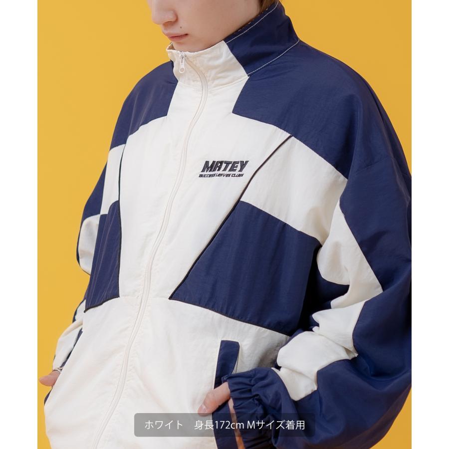 ナイロンブルゾン メンズ 切り替え フルジップブルゾン カジュアル アメカジ ストリート スケーター ストリート古着MIX 韓国 | improves | 06