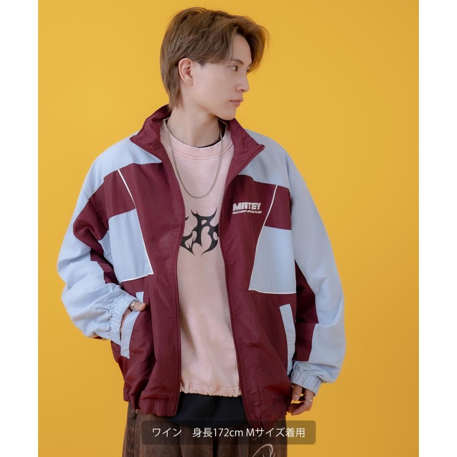 ナイロンブルゾン メンズ 切り替え フルジップブルゾン カジュアル アメカジ ストリート スケーター ストリート古着MIX 韓国 | improves | 09