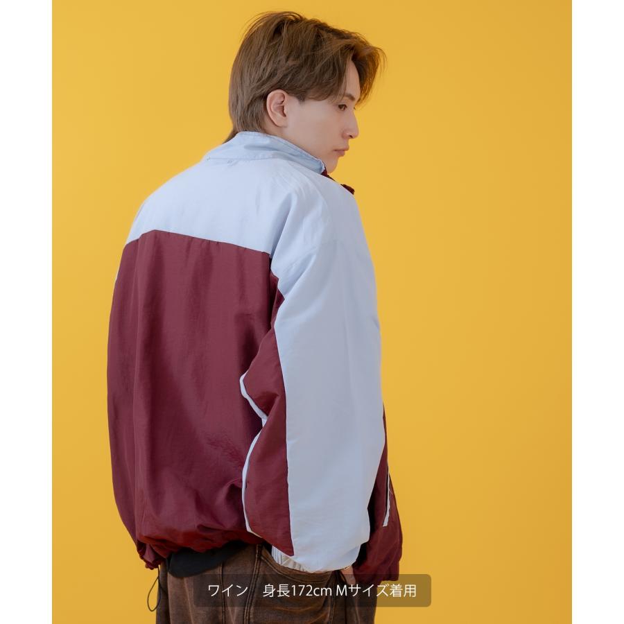 ナイロンブルゾン メンズ 切り替え フルジップブルゾン カジュアル アメカジ ストリート スケーター ストリート古着MIX 韓国 | improves | 11