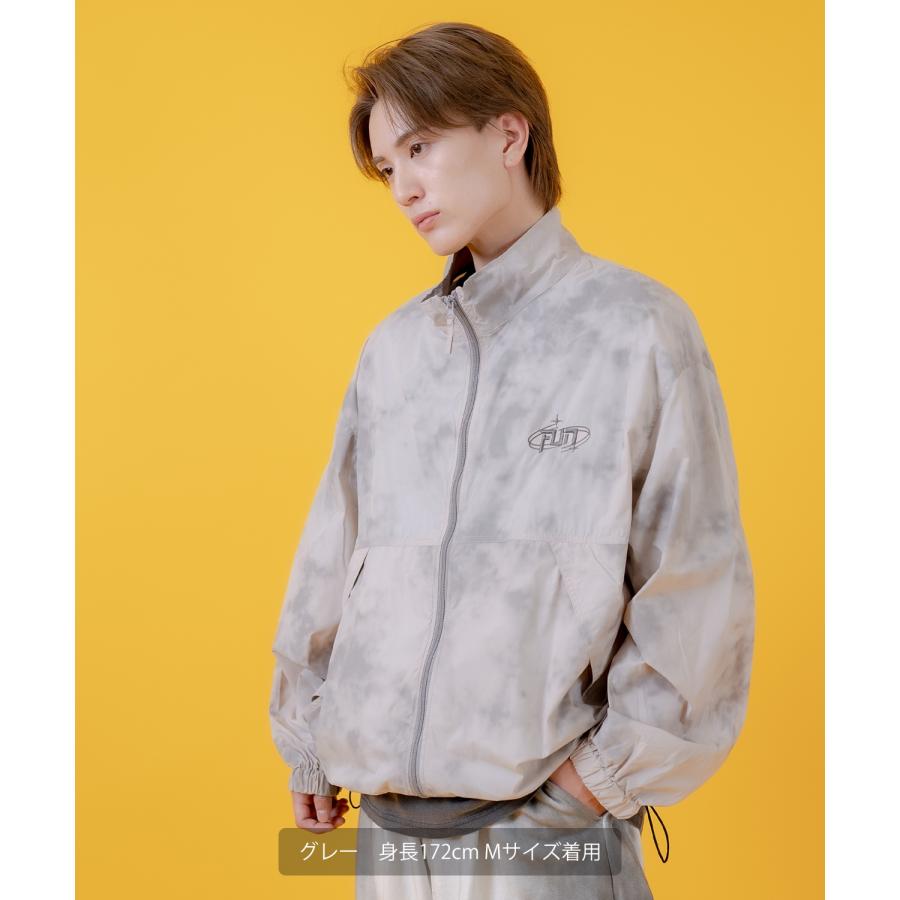 ナイロンジャケット メンズ レディース 切り替え フルジップ ブルゾン ナイロン タイダイ柄 カジュアル アメカジ ストリート スケーター ストリート古着MIX 韓国 | improves | 04