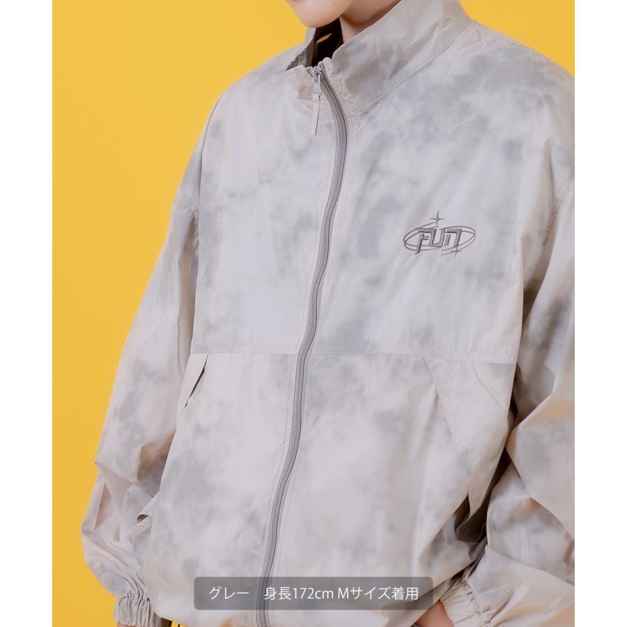 ナイロンジャケット メンズ レディース 切り替え フルジップ ブルゾン ナイロン タイダイ柄 カジュアル アメカジ ストリート スケーター ストリート古着MIX 韓国 | improves | 06