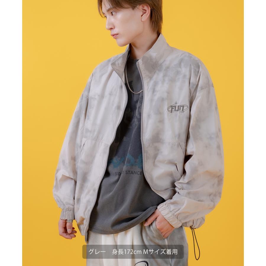 ナイロンジャケット メンズ レディース 切り替え フルジップ ブルゾン ナイロン タイダイ柄 カジュアル アメカジ ストリート スケーター ストリート古着MIX 韓国 | improves | 07