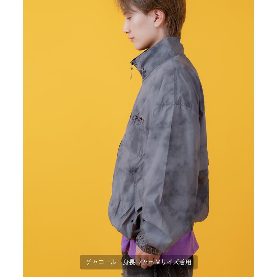 ナイロンジャケット メンズ レディース 切り替え フルジップ ブルゾン ナイロン タイダイ柄 カジュアル アメカジ ストリート スケーター ストリート古着MIX 韓国 | improves | 12