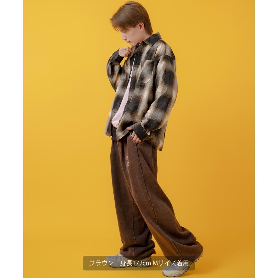 長袖シャツ メンズ レディース チェックシャツ ビッグサイズ オーバーサイズ 大きめ アメカジ カジュアル スケーター ストリート 古着MIX 韓国ファッション | improves | 14
