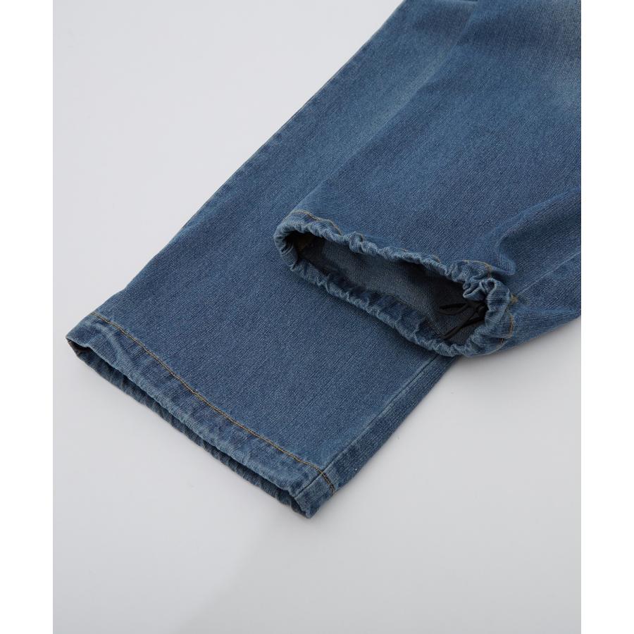 デニムパンツ メンズ アメカジ カジュアル  ダブルウエス ト デザインパンツ バギーパンツ ワイドパンツ スケーター ストリート 古着MIX 韓国 | improves | 16