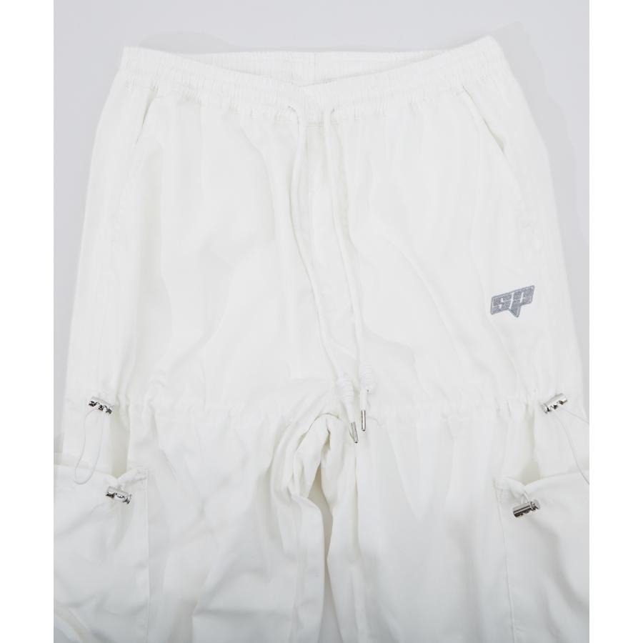 カーゴパンツ メンズ コード使い デザインパンツ ワイドパンツ ミリタリーパンツ ワークパンツ アメカジ カジュアル スケーター ストリート 古着MIX 韓国 | improves | 16