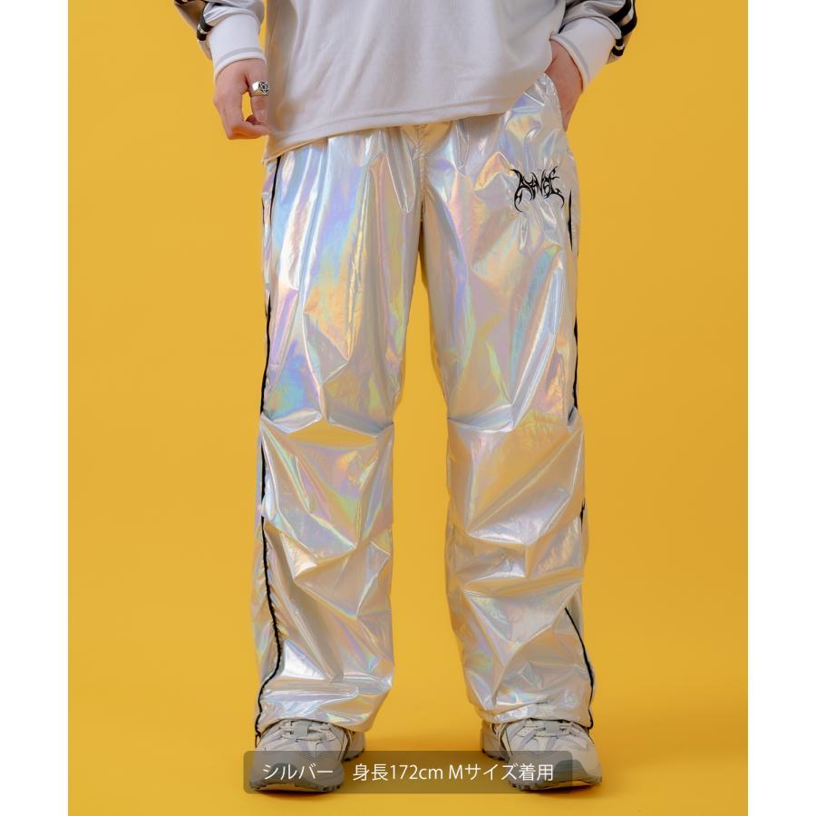ジョガーパンツ メンズ レディース メタリックシャイニーサイバーパンツ ワイドパンツ カジュアル スケーター ストリート 古着MIX 韓国ファッション | improves | 03