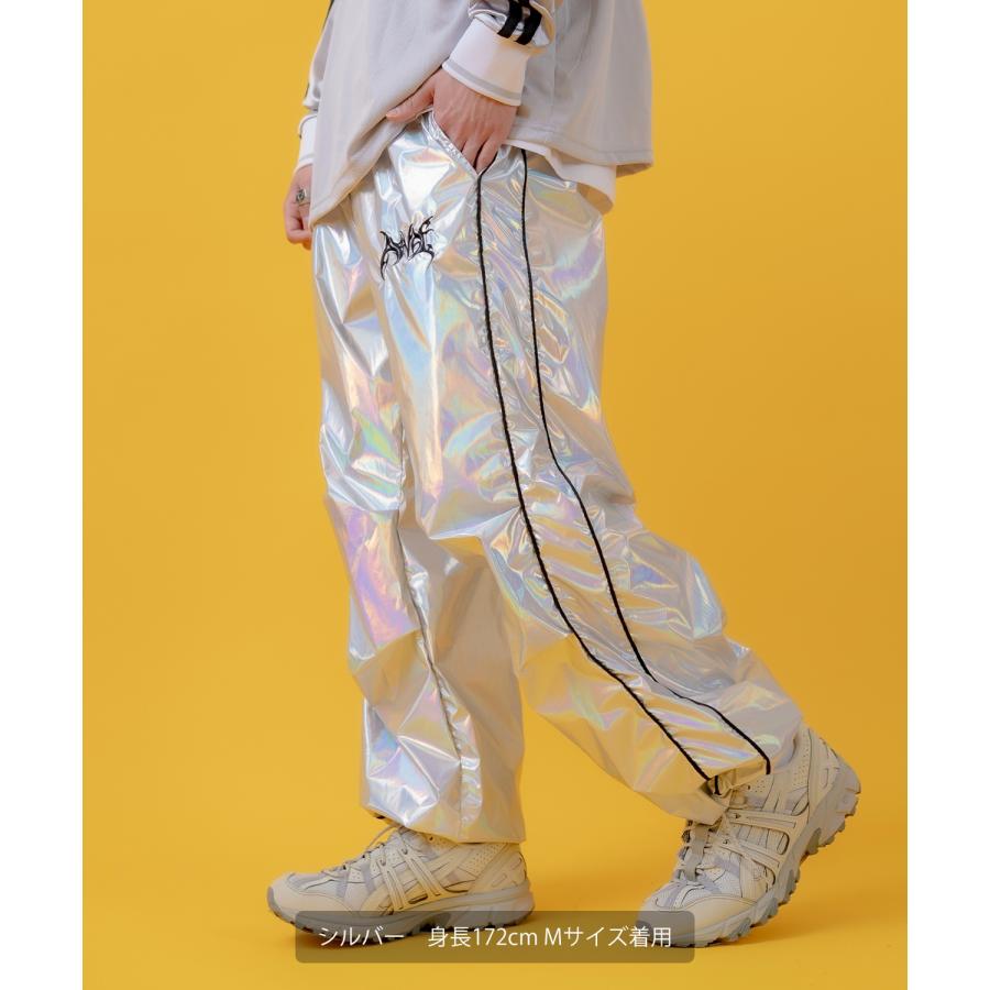 ジョガーパンツ メンズ レディース メタリックシャイニーサイバーパンツ ワイドパンツ カジュアル スケーター ストリート 古着MIX 韓国ファッション | improves | 05