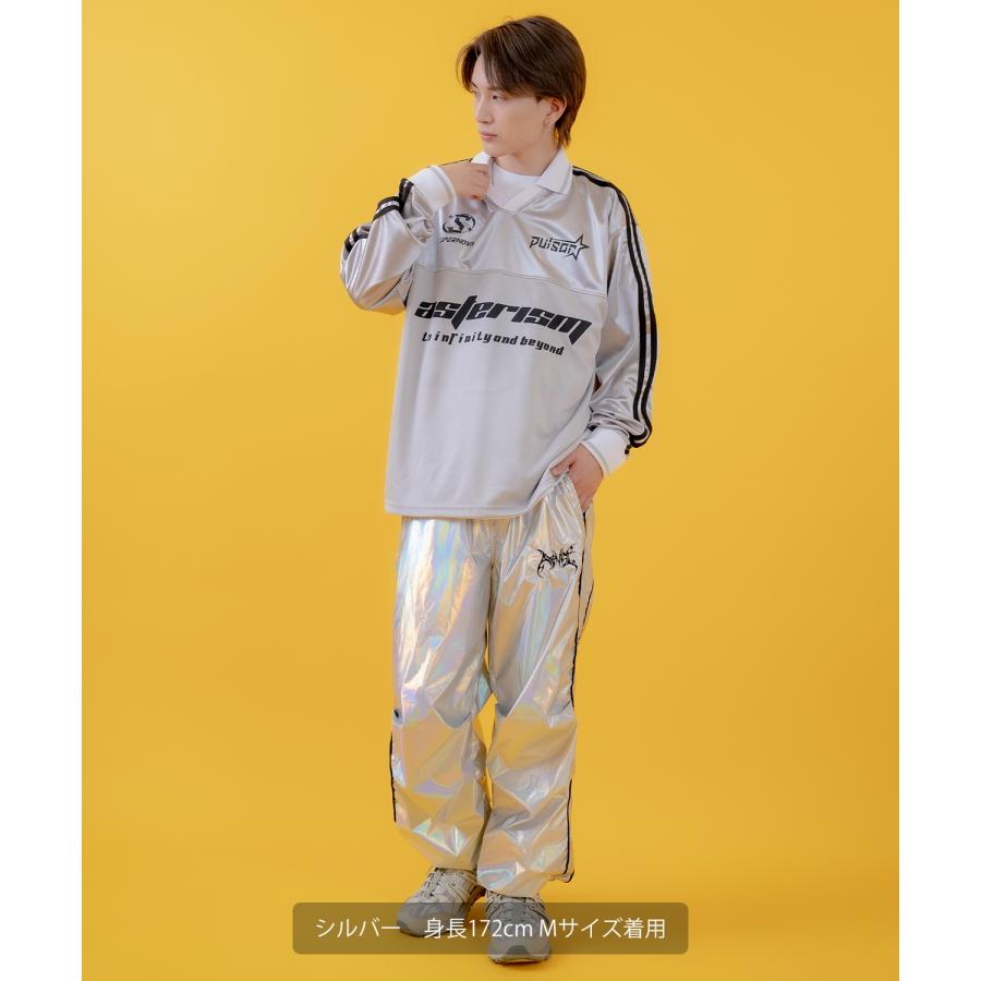 ジョガーパンツ メンズ レディース メタリックシャイニーサイバーパンツ ワイドパンツ カジュアル スケーター ストリート 古着MIX 韓国ファッション | improves | 07