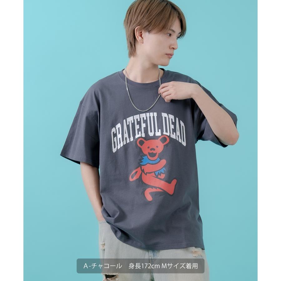 Tシャツ メンズ レディース  GRATEFUL DEAT キャラクター トップス ルーズフィット ゆったり カジュアル アメカジ ストリート スケーター 古着MIX | improves | 03