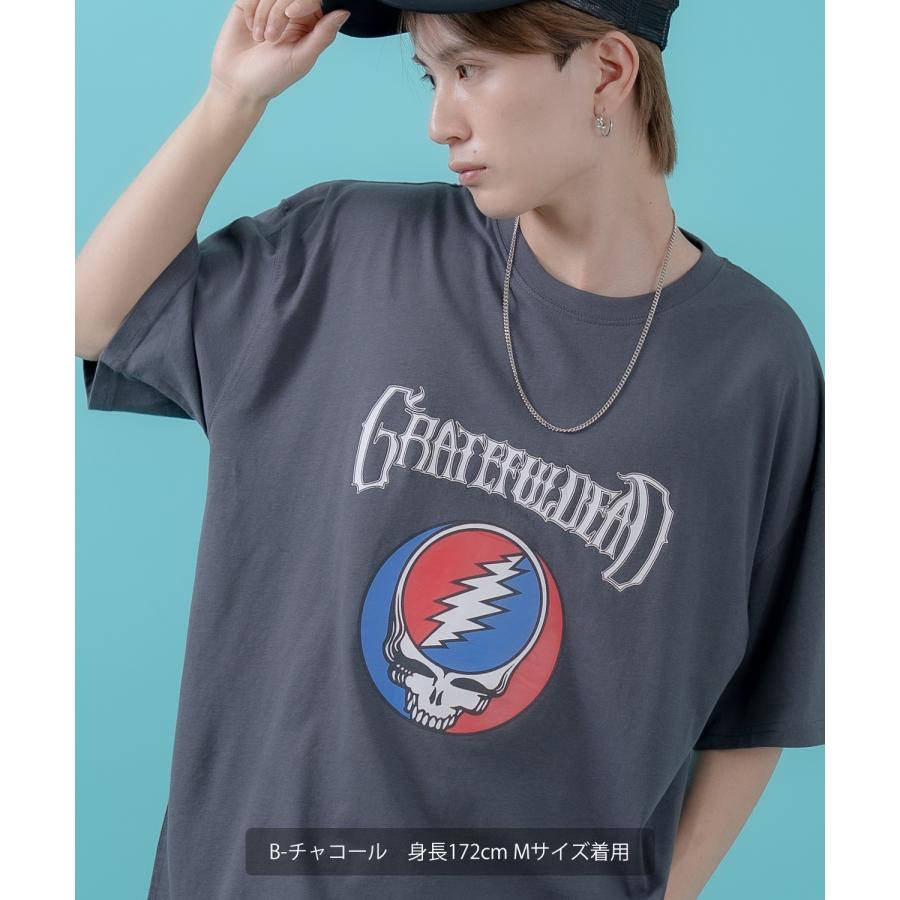 Tシャツ メンズ レディース  GRATEFUL DEAT キャラクター トップス ルーズフィット ゆったり カジュアル アメカジ ストリート スケーター 古着MIX | improves | 07
