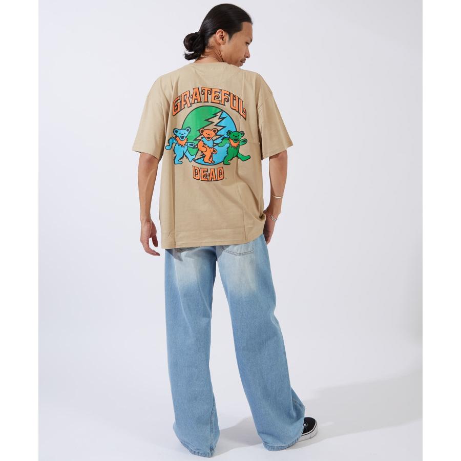 Tシャツ メンズ レディース  GRATEFUL DEAT キャラクター トップス ルーズフィット ゆったり カジュアル アメカジ ストリート スケーター 古着MIX | improves | 17
